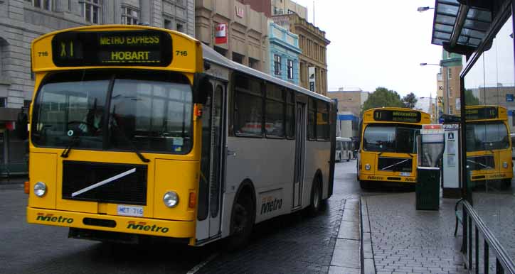 Metro Tasmania Volvo B10ML PMC 716 & 710